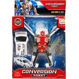 Resim Sunman Sunman Dönüşebilen Robot Araba 1:32 Series 