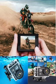 Resim 30 Metre Derinliğe Kadar Su Geçirmez 4k Çekim Yapan Fotoğraf Çeken Kumandalı Full Hd Aksiyon Kamera 