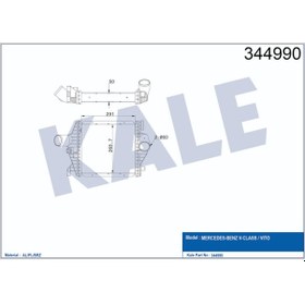 Resim Intercooler Al/Pl/Brz V Class Vito 504646971 