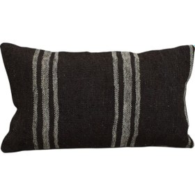 Resim Zehra Abla Halı Yeni El Dokuma Dekoratif Lumbar Kilim Kırlent Yastık Kılıfı 6103 