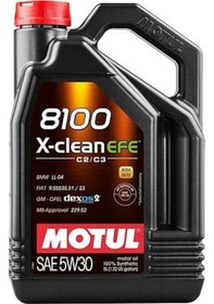 Resim Motul 8100 X-Clean Efe 5W-30 Partiküllü Motor Yağı 4 L 