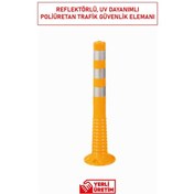 Resim Evelux 12242 Ub R Esnek Şerit Ayırıcı Yüksek Görünürlük, Reflektörlü, Darbe Dayanımlı Delinatör 