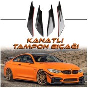 Resim Her Araca Uyumlu Ithal Karbon 4'lü Kanatlı Tampon Bıçağı Seti 