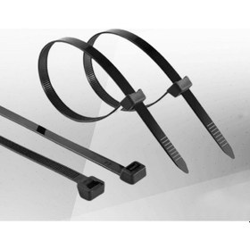 Resim Plastik Cırt Kullan-at Kelepçe Siyah Renk 3 Adet 8.0 Mm X 45 Cm Çok Renkli 