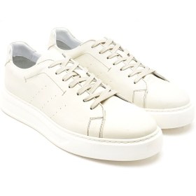 Resim Desa Rice Beyaz Erkek Deri Spor Ayakkabı 