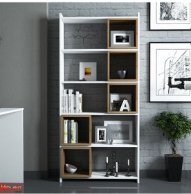 Resim Variant Variant Box Kitaplık - Beyaz / Ceviz 