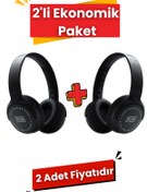 Resim OWWOTECH 2 Adet Siyah P63 Kulaküstü Bluetooth Kulaklık 5.1 Wireless Çocuk Kulaklığı Kablosuz Kulaklık 