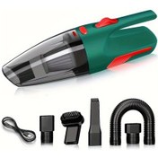 Resim Turcoshop11 Kablosuz Yeşil Araç Vakum Süpürgesi Yüksek Güçlü Taşınabilir Usb Şarjlı Ev Ve Araç İçin 
