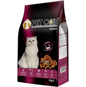 Resim Petcoin Gurme Yetişkin Kedi Maması 15 KG 