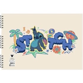 Resim Keskin Lilo & Stitch Spiralli Resim Defteri 17x25 cm 15 Yaprak 300115-14 