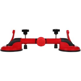 Resim SHİJİNG Tools P621 Hava Pompalı Açılı Vantuz - Cam Granit Seramik Ayna Taşıma Vantuzu 