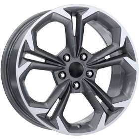 Resim EMR-DY1257-04 7.5×17-5×114 ET40 67.1 Gun Metal Diamond Jant (4 Adet) 