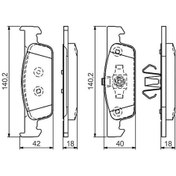 Resim Dacia Logan On Fren Balatasi 1.2 2013-2016 Magnetı Marellı 323700037800 