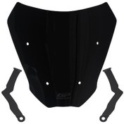 Resim GP Kompozit CF Moto 250 CL-X 2022-2024 Uyumlu Kısa Ön Cam Siyah 27 cm 