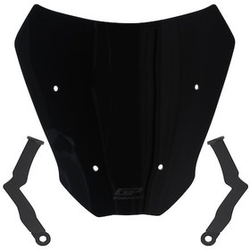 Resim GP Kompozit CF Moto 250 CL-X 2022-2024 Uyumlu Kısa Ön Cam Siyah 27 cm 