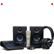 Resim markentegra Profesyonel Kayıt Seti: Ses Kartı, Mikrofon, Kulaklık, Hoparlör 