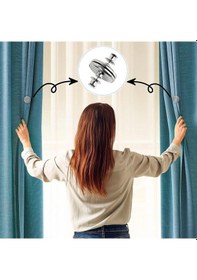 Resim Buffer Perde Ve Kumaş Tutturma Mıknatısı 2 Adet Pratik Ev Gereç 