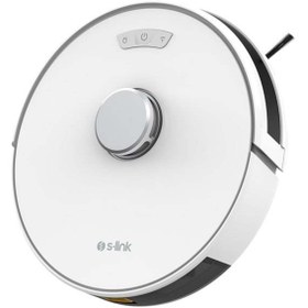 Resim S-Link C45 Max 2700 Vakumlu Gerçek 3000mAh Yüksek Emişli Akıllı Robot Süpürgesi 