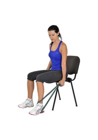 Resim Yoga & Pilates Egzersiz Bandı Yeşil Renk 1.5 Metre 