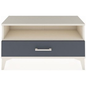 Resim Arges Şifonyer Tek Raflı Tek Çekmeceli 88x30x48 Aytaşı-antrasit Aytaşı 