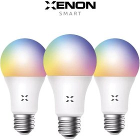 Resim Xenon Smart Akıllı Wi-Fi Led RGB Akıllı Ampul Mobil Uygulama Denetimli Google Home/Alexa Uyumlu Çok Renkli Lamba (3 Adet) X7021 