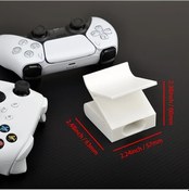 Resim Cloud011 Beyaz Evrensel Kontrolcü Tutucu Pil Depolama Xbox Ps İçin İki Aa Pil Kapasiteli 