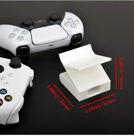Resim Cloud011 Beyaz Evrensel Kontrolcü Tutucu Pil Depolama Xbox Ps İçin İki Aa Pil Kapasiteli 