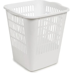 Resim Beyaz Köşeli Çöp Sepeti 11,5 Lt No:1, Şık ve Kullanışlı Ev Düzeni Ürünü 