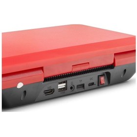 Resim Nd753 A13 Retro Mini Oyun Konsolu 10.0" Katlanabilir Ekran Kırmızı 