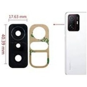 Resim Xiaomi Uyumlu Mİ 11T Arka Kamera Camı Lensi (Çıtasız Sadece Cam) 