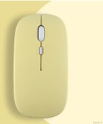 Resim Huawei Uyumlu Tablet Şarj Edilebilir Sessiz Mouse Bluetooth + 2.4hz Wifi 