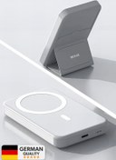 Resim Woyax Magsafe Powerbank 10000 Mah Taşınabilir Batarya Stand Iphone 11 12 13 14 15 16 Samsung-xiaomi Uyumlu 