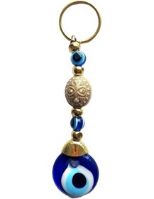 Resim Cam Nazar Boncuklu Göz Modelli Anahtarlık 