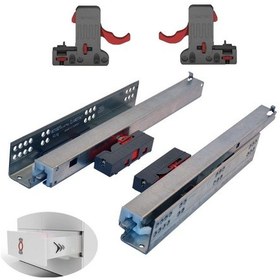 Resim Samet Full- Tam Açılım Push Open( Bas-Aç) Ray 350 mm 
