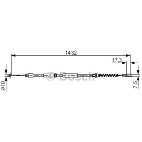Resim BOSCH 1987482034 Fren Teli 1432 Mm 