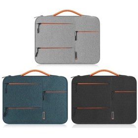 Resim Fastbuy İş İçin Su Geçirmez 13/14/15 İnç Polyester Laptop Çantası, Lacivert, Profesyonel Kullanıcılar İçin Laptop Çantası 