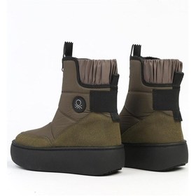 Resim Benetton Bn-50068 - 3695 Haki - Kadın Bot 001 