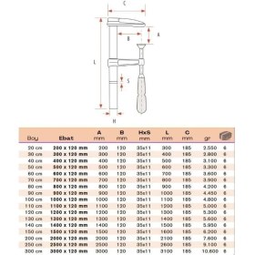 Resim Bulut Büyük Işkence Döküm 60 cm 600X120MM 