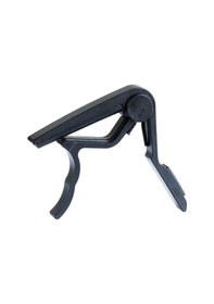 Resim Erga Müzik Gitar Ve Bağlama Için Metal Kapo Kelepçe - Siyah Cap 