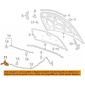 Resim MOTOR KAPUT KİLİDİ CRUZE SENSÖRLÜ 