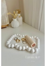 Resim Bernami Mum Pinterest Dekoratif İnci Detaylı Tepsi Diğer 