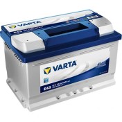 Resim Varta E43 12V 72 Ah 680A Blue Dynamic Akü (Ford-Opel Alçak Tip) (Üretim Yılı: 2024) 