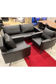 Resim BÜRO ARES WENTURA OTURMA GRUBU İKİ TEKLİ BİR ÜÇLÜ KANEPE 