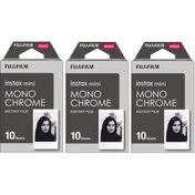 Resim Instax mini Monochrome Siyah-Beyaz 10x3 Film Seti 