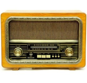 Resim Crown Well C0104 Ahşap Radyo 