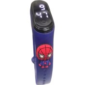 Resim Smart White Spider Man Figürlü Çocuk Saat 