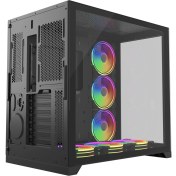 Resim Gamepower Warcry Evo Argb Temper Cam Type-C Atx Gaming Kasa 