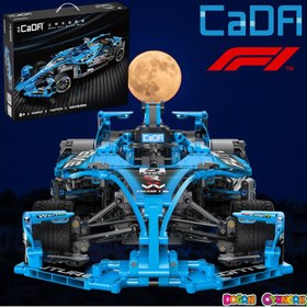 Resim CADA FORMULA E Yarış Arabası Lego - Lego Setleri - CADA Mini Lego - F1 Formula Araba Yarış Arabası 