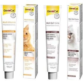 Resim Gimcat Malt Soft Extra 100 g + Multivitamin 100 G Kedi Macunu 