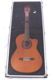Resim VALENCIA DSC420 Akustik Gitar Çantası | Şeffaf Ön Yüzey - Alüminyum Çerçeve - Mağaza Tipi 